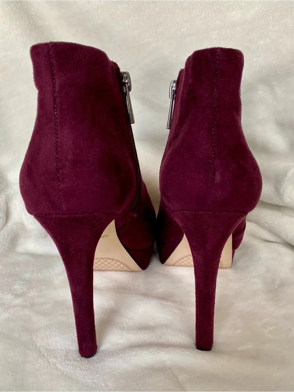 Jessica Simpson Suede Platform Ankle Booties